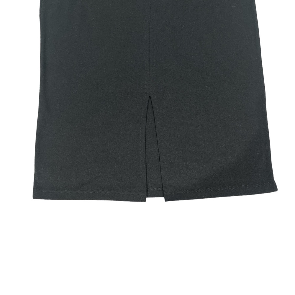 Zara Elastic Trim Tank Bodycon Black Dress - Picture 5 of 5